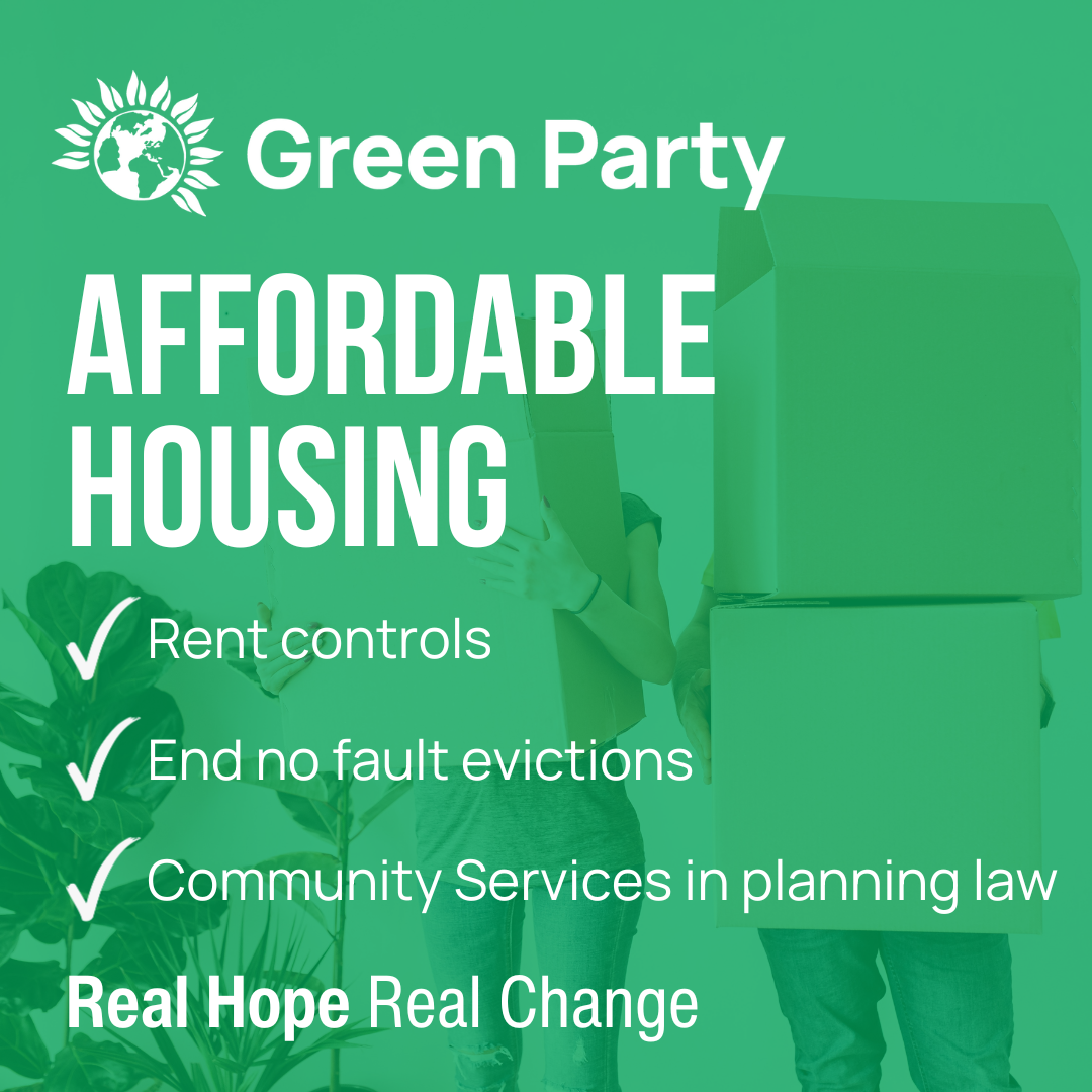 Green Party General Election Pledges - Affordable Housing